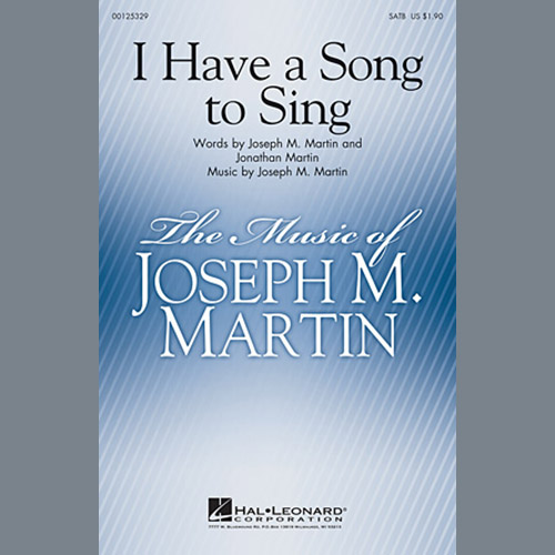 cover: I Have A Song To Sing, Joseph Martin, Chor