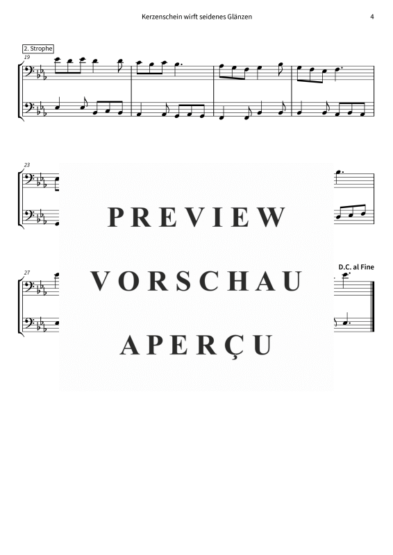 Product gallery: Page 6 of 8 Kerzenschein wirft seidenes Glänzen - aus dem Album Barock und Jazz zum Fest, , (Trombone duet)