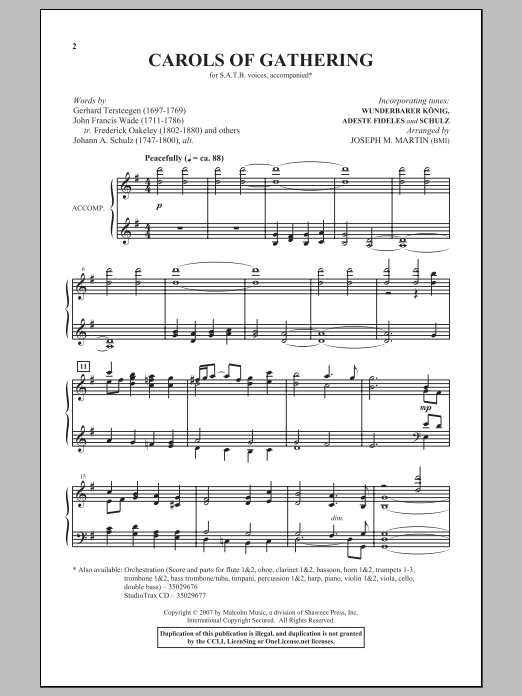 Produktbild zu: Carols Of Gathering