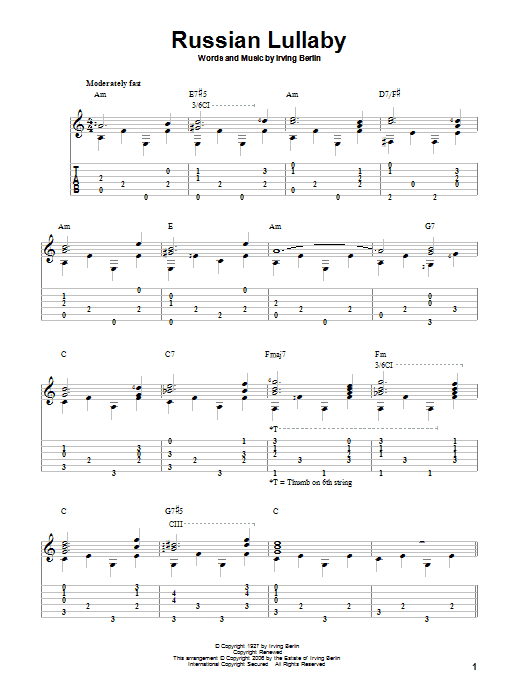 Produktbild zu: Russian Lullaby