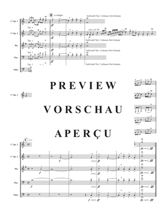 Produktgalerie: Seite 4 von 11 St. Matthew Fanfare , , (Blechbläser Quintett)