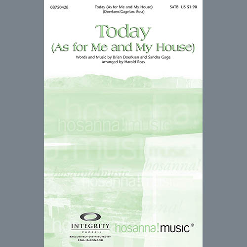 Produktbild zu: Today (As For Me And My House)