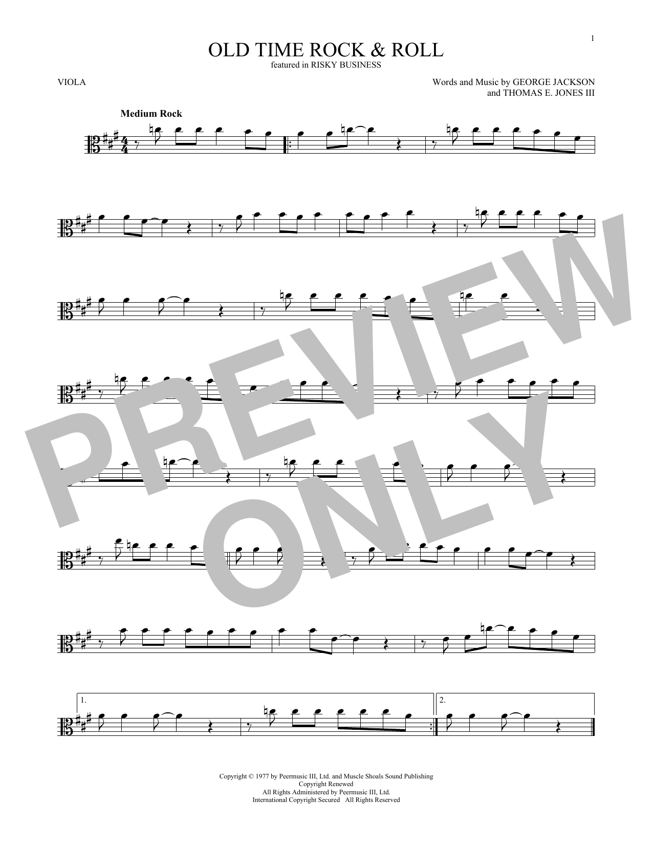 Product gallery: Page 1 of 1 Old Time Rock & Roll, Bob Seger