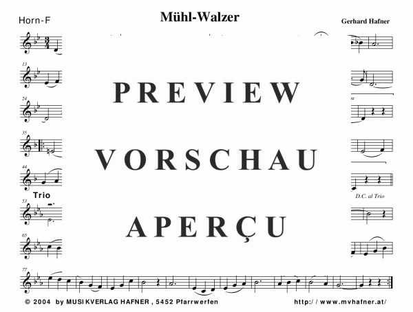 Product gallery: Page 8 of 11 Mühl-Walzer, , (woodwind and brass)