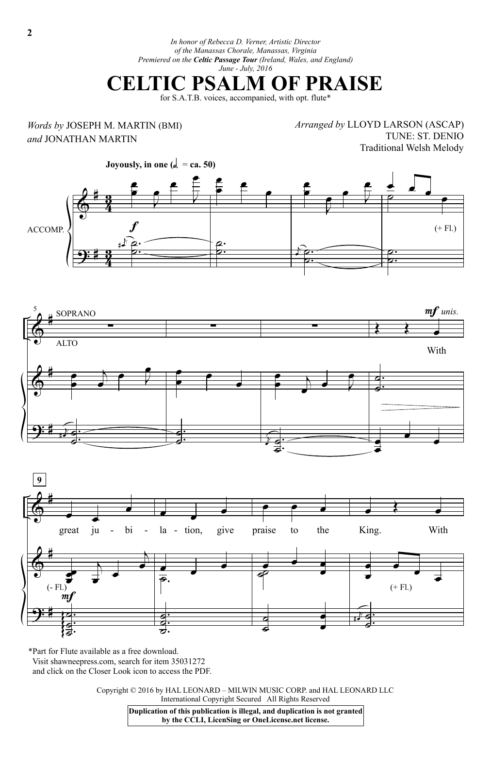 Produktbild zu: Celtic Psalm Of Praise