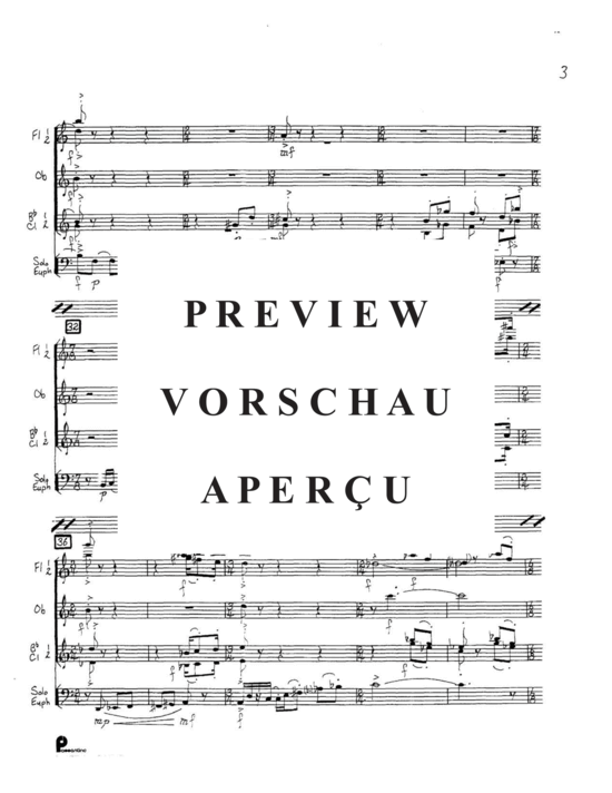 Produktgalerie: Seite 5 von 21 Concertino , , (Gemischtes Ensemble 2x Flöte, Oboe, 2x Klarinette +Euphonium Solo)