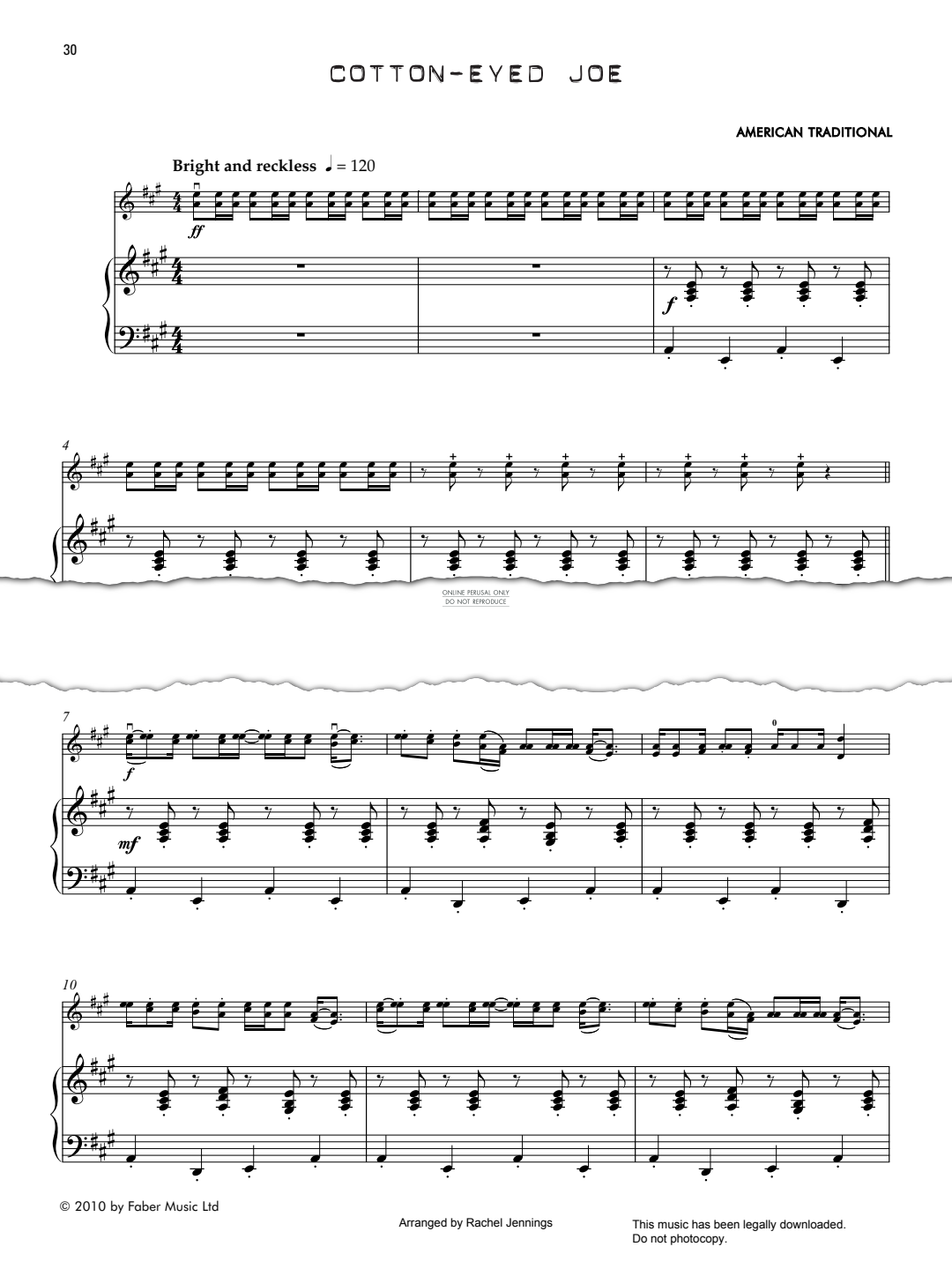 Product gallery: Page 1 of 1 Cotton-Eyed Joe, American Traditional