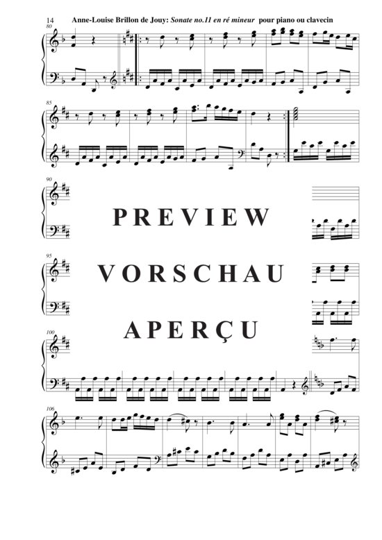 Product gallery: Page 15 of 20 Sonata no. 11 in d minor , Horvath, Nicolas, (Klavier/Cembalo Solo)