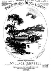 cover: Bonnie Banks O'Loch Lomond, Wallace Campbell