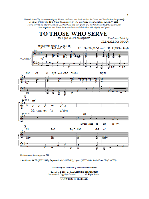 Produktbild zu: To Those Who Serve