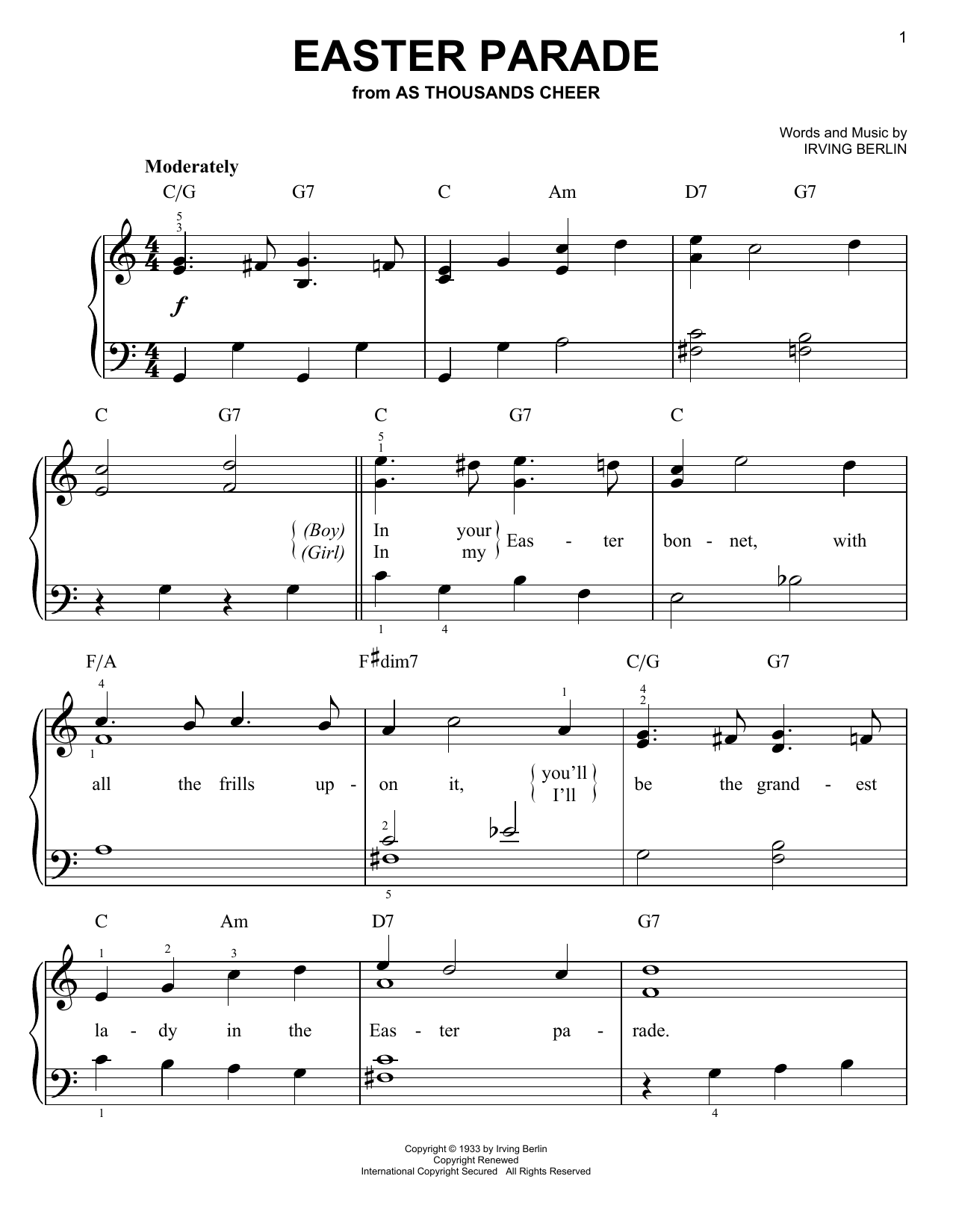 Produktbild zu: Easter Parade