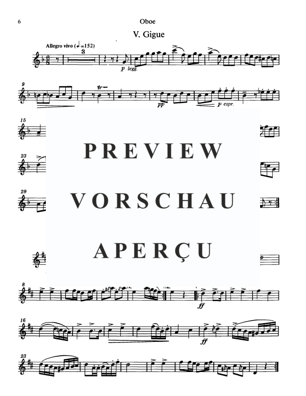 Product gallery: Page 11 of 11 The Would-Be Gentleman, , Wind Quintet