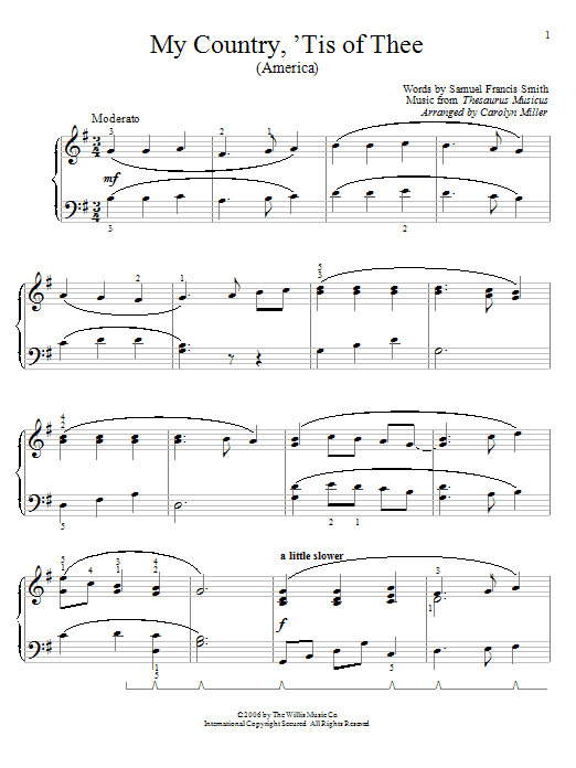 Produktbild zu: My Country, 'Tis Of Thee (America)