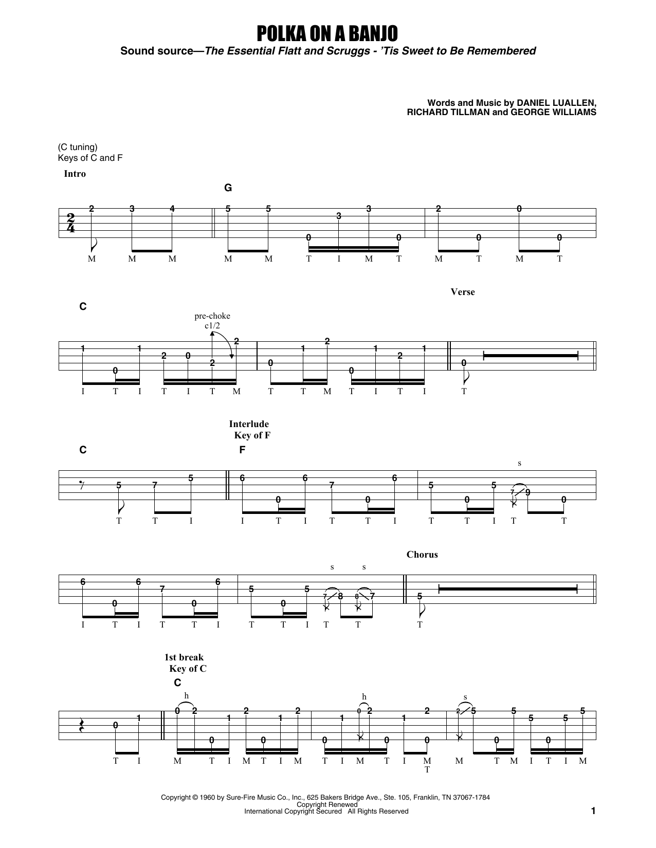 Produktgalerie: Seite 1 von 1 Polka On A Banjo, Flatt & Scruggs, Banjo