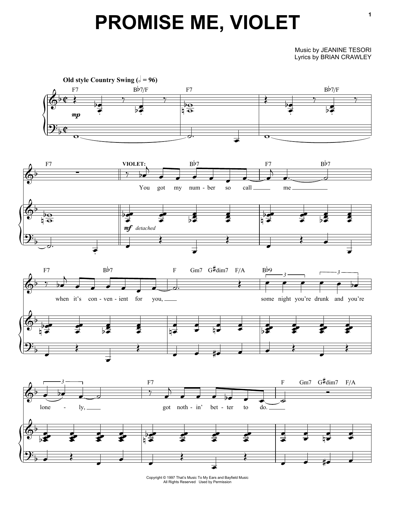Produktbild zu: Promise Me, Violet