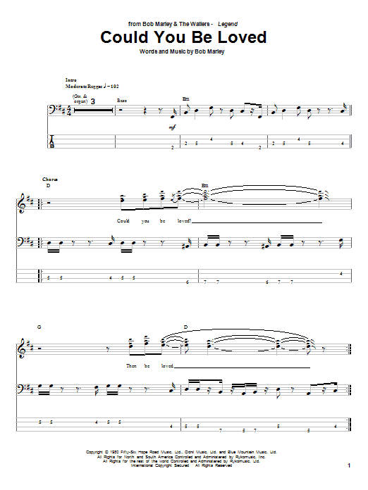 Produktgalerie: Seite 1 von 1 Could You Be Loved, Bob Marley
