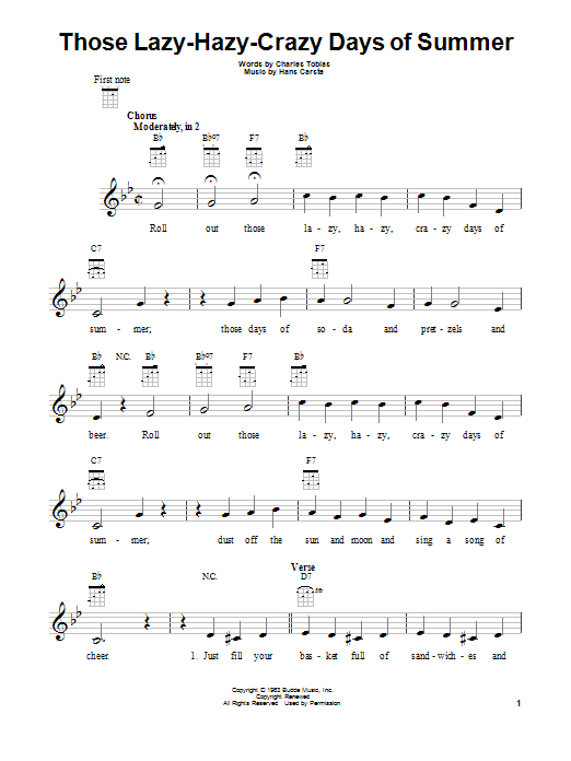Product gallery: Page 1 of 1 Those Lazy-Hazy-Crazy Days Of Summer, Nat "King" Cole