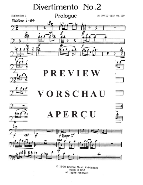 Product gallery: Page 10 of 21 Divertimento No. 2 , , (Tuba Quartett EETT)