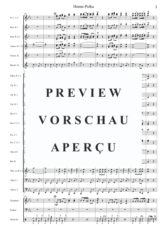 Product gallery: Page 5 of 11 Henne-Polka, , Large Wind Orchestra