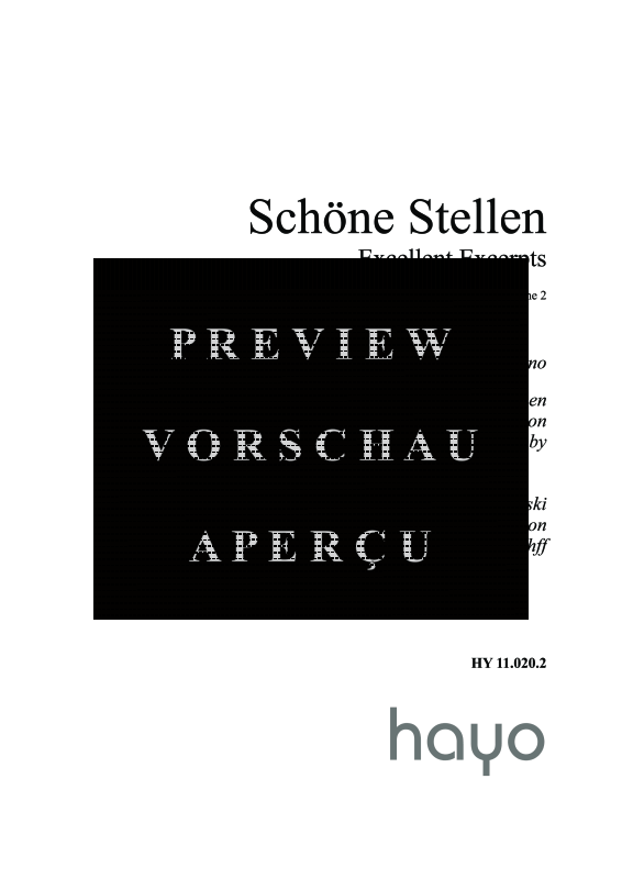 gallery: Schöne Stellen aus Oper und Konzert, Band 2, , (Klavier Solo)