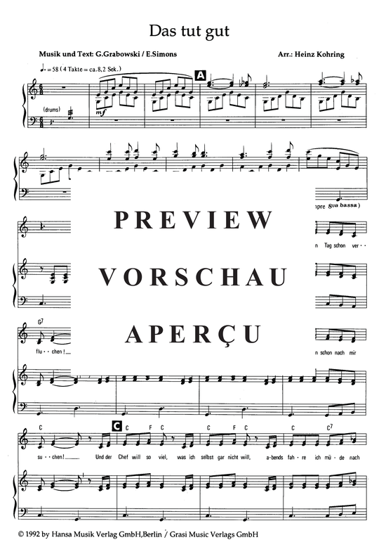 Produktgalerie: Seite 4 von 6 Das tut gut, Wildecker Herzbuben, 	Die, Klavier und Gesang