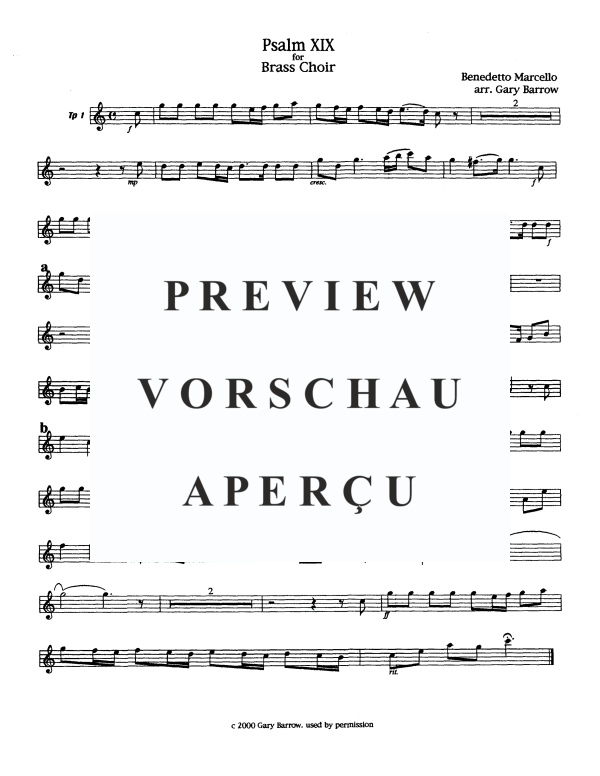 Product gallery: Page 8 of 11 Psalm XIX, , Brass Ensemble
