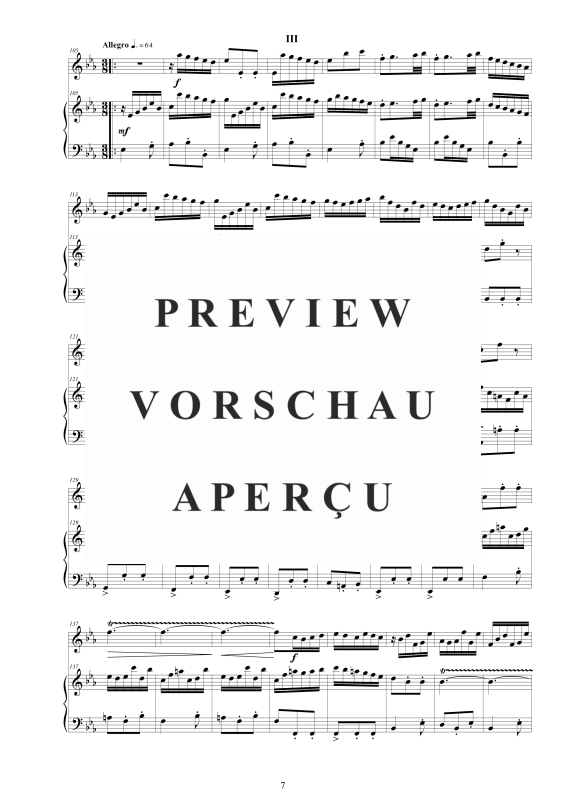 Product gallery: Page 8 of 11 Flute Sonata No. 2 in E flat BWV 1031, , Flute and Harpsichord/Piano
