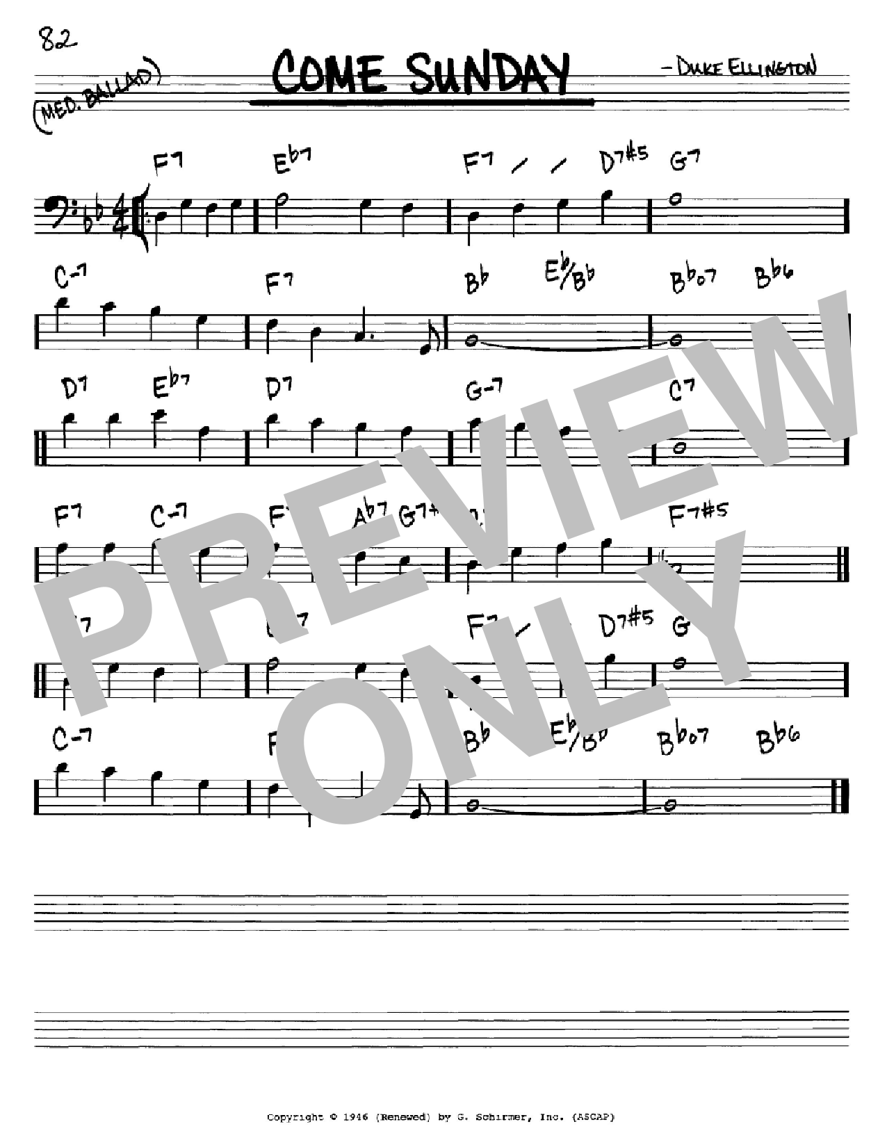 Produktbild zu: Come Sunday