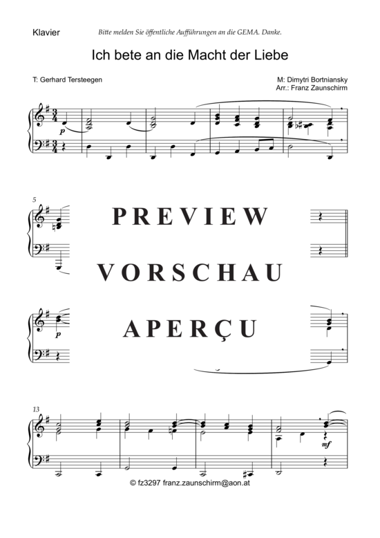 Product gallery: Page 6 of 7 Ich bete an die Macht der Liebe , , Low Voice and Piano