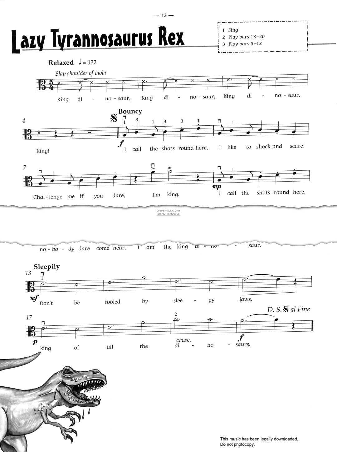 Product gallery: Page 1 of 1 Lazy Tyrannosaurus Rex, Pam Wedgwood