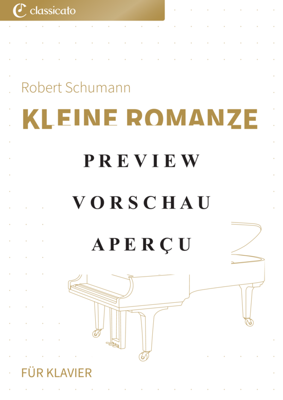 Produktgalerie: Seite 2 von 5 Kleine Romanze - Nr. 19 aus Album für die Jugend op. 68 , , Klavier Solo