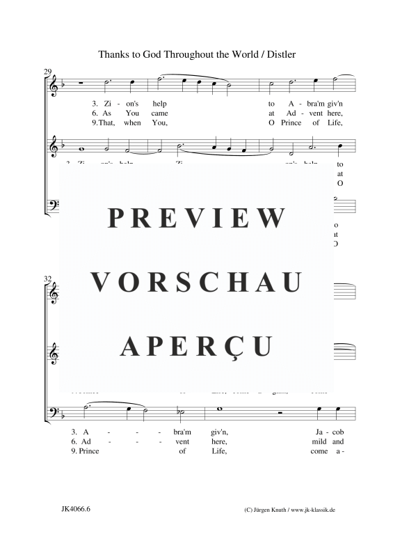 gallery: Thanks to God Throughout the World (The Year Cycle, Op. 5 No. 8), , (Gemischter Chor 3-st. SAT)