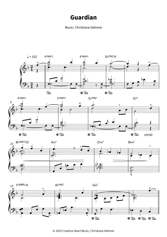 Produktgalerie: Seite 1 von 6 Guardian, , Klavier Solo