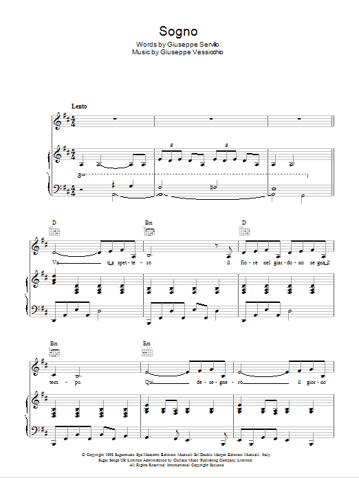 Produktbild zu: Sogno