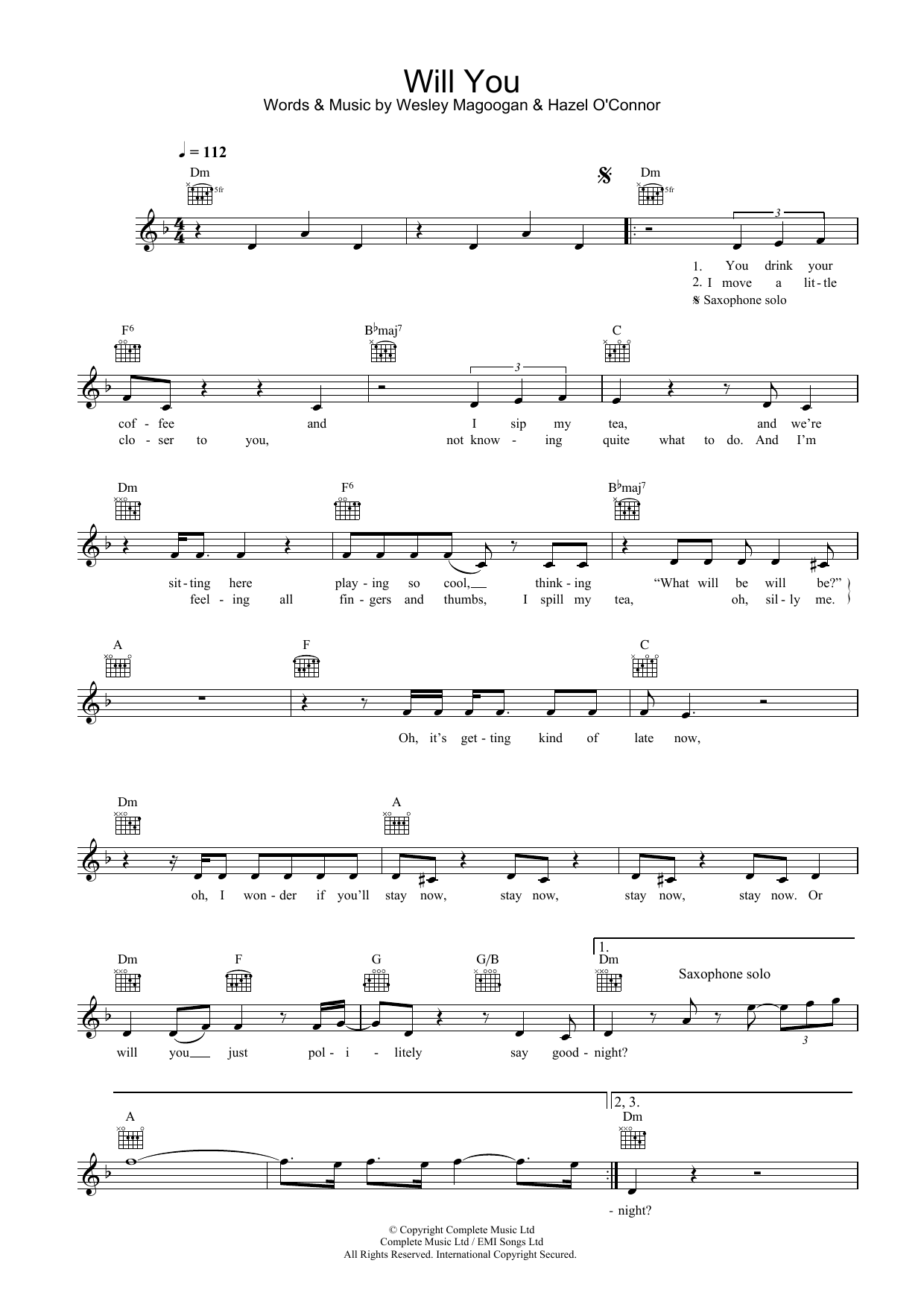 Produktbild zu: Will You