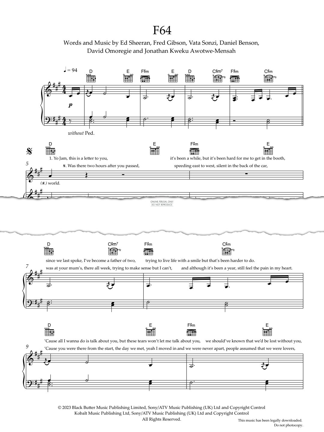 Produktgalerie: Seite 1 von 1 F64, Ed Sheeran, Gesang, Gitarre, Klavier