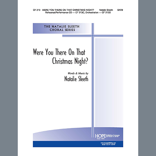 cover: Were You There On That Christmas Night? (arr. Don Hart) - Full Score, NATALIE SLEETH