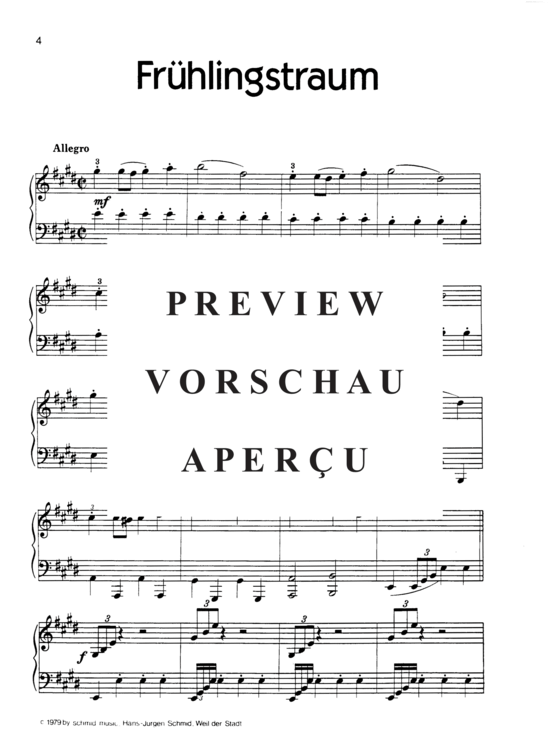 Product gallery: Page 3 of 7 Frühlingstraum , , Piano Solo