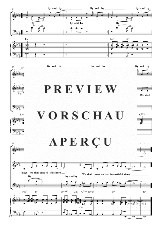 Produktgalerie: Seite 11 von 11 Sweet By And By, , Gemischter Chor SAB und Klavier