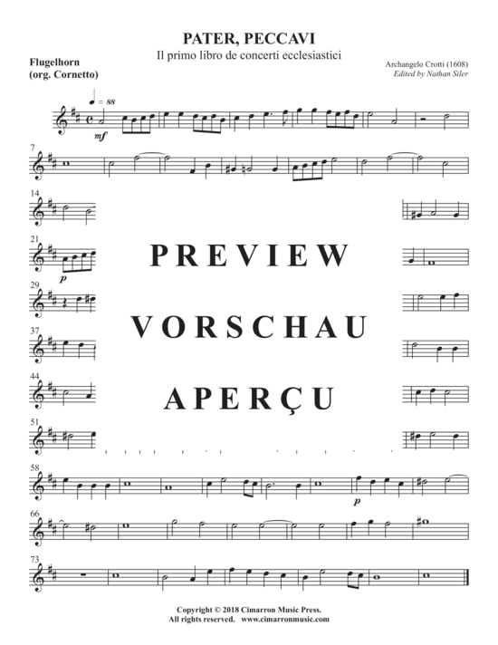 Product gallery: Page 7 of 11 Pater, Peccavi , , (Ensemble for alto, flugelhorn, 3x trombone + BC)