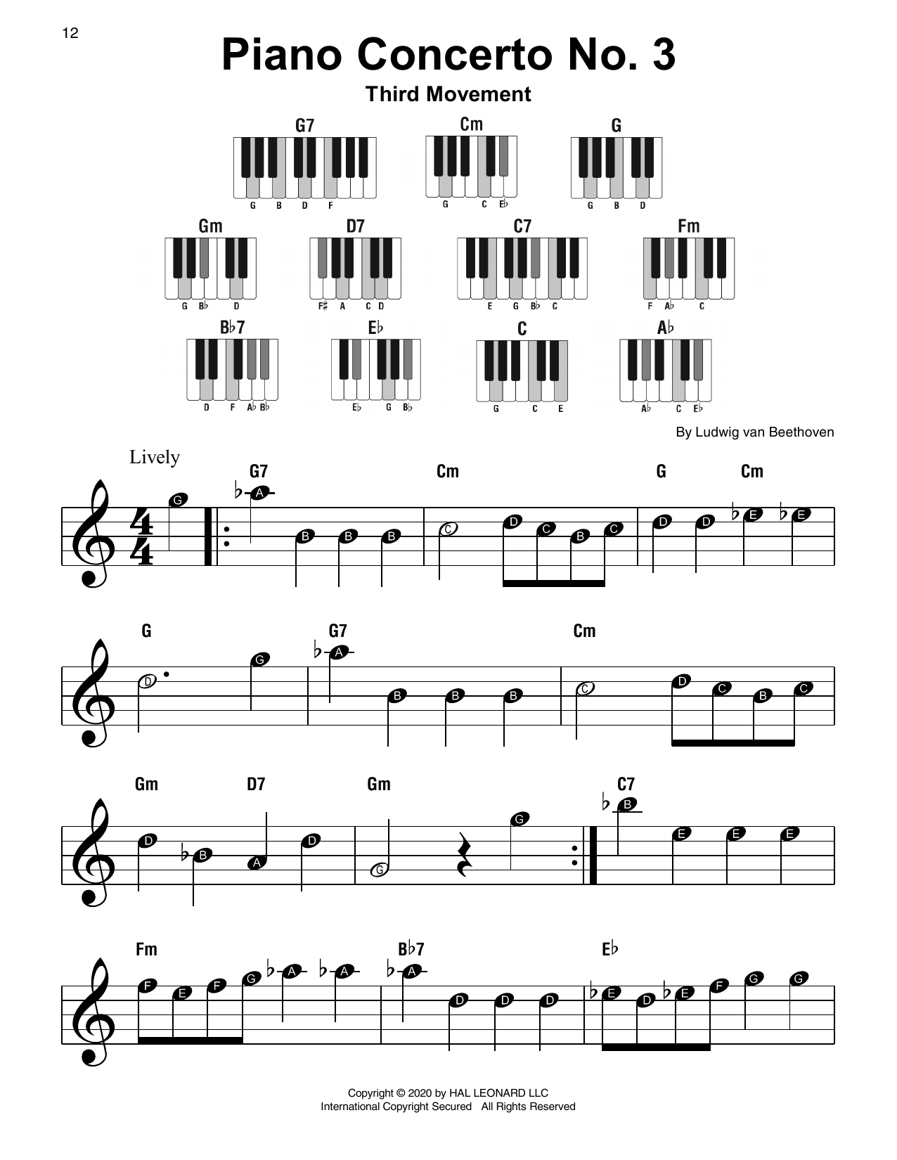 Product picture to: Piano Concerto No. 3, 3rd Movement