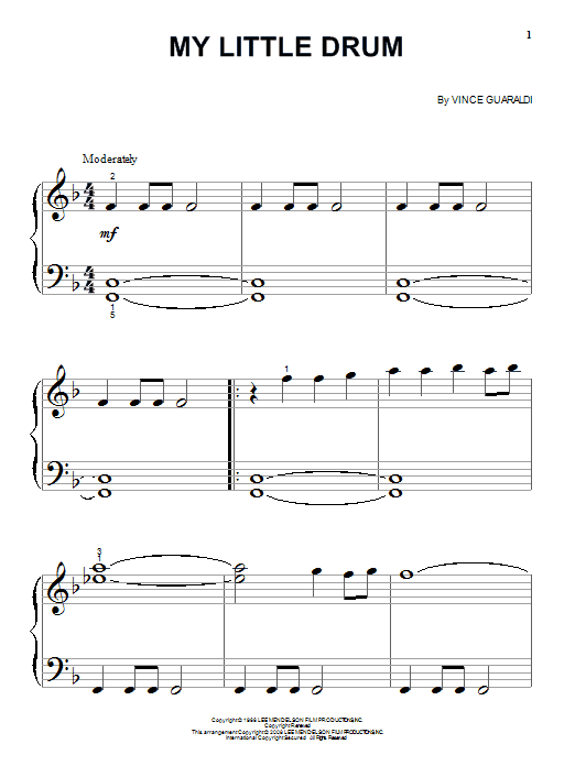 Product gallery: Page 1 of 1 My Little Drum, Vince Guaraldi