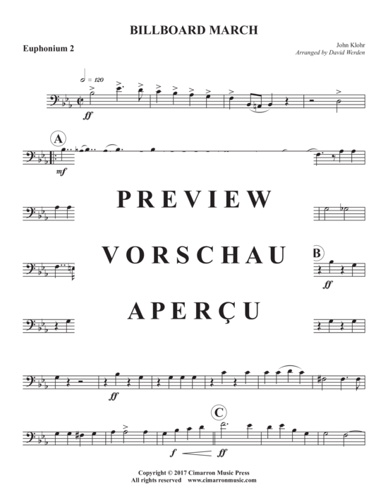 Product gallery: Page 11 of 18 Billboard March , , (Tuba Quartet)
