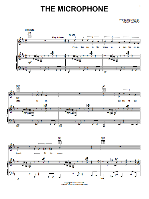 Produktbild zu: The Microphone (from Women On The Verge Of A Nervous Breakdown)