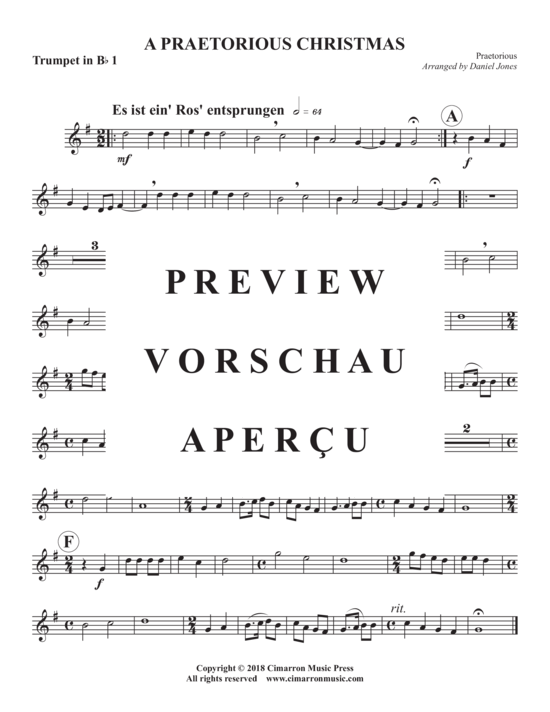 Produktgalerie: Seite 6 von 10 A Praetorius Christmas , , (Blechbläser Quartett)