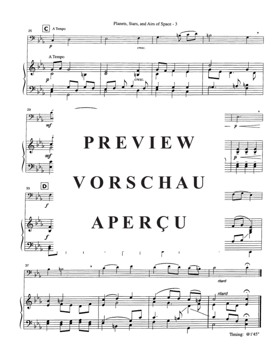 Product gallery: Page 6 of 8 Planets, Stars and Airs of Space , , (euphonium + piano)