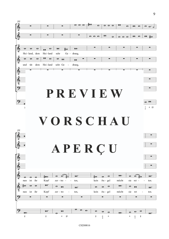 gallery: Wo ist dein Stachel nun, o Tod?, , (Gemischtes Ensemble SSATB, 2 Violinen, 3 Trombonen und BC)