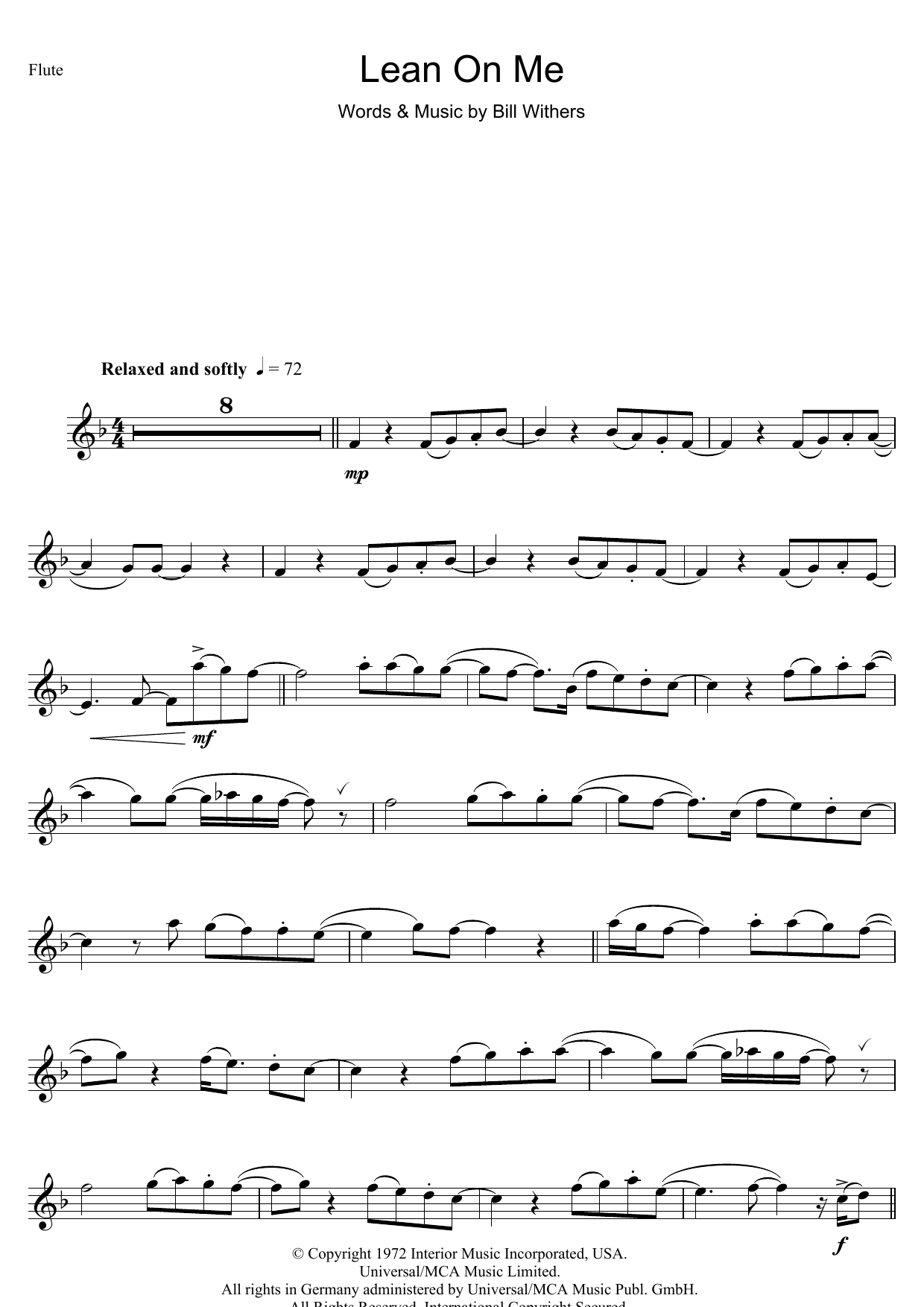 Product gallery: Page 1 of 1 Lean On Me, Bill Withers