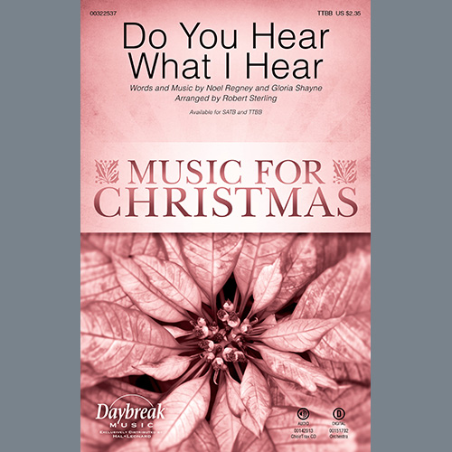 cover: Do You Hear What I Hear (arr. Robert Sterling), Noel Regney and Gloria Shayne