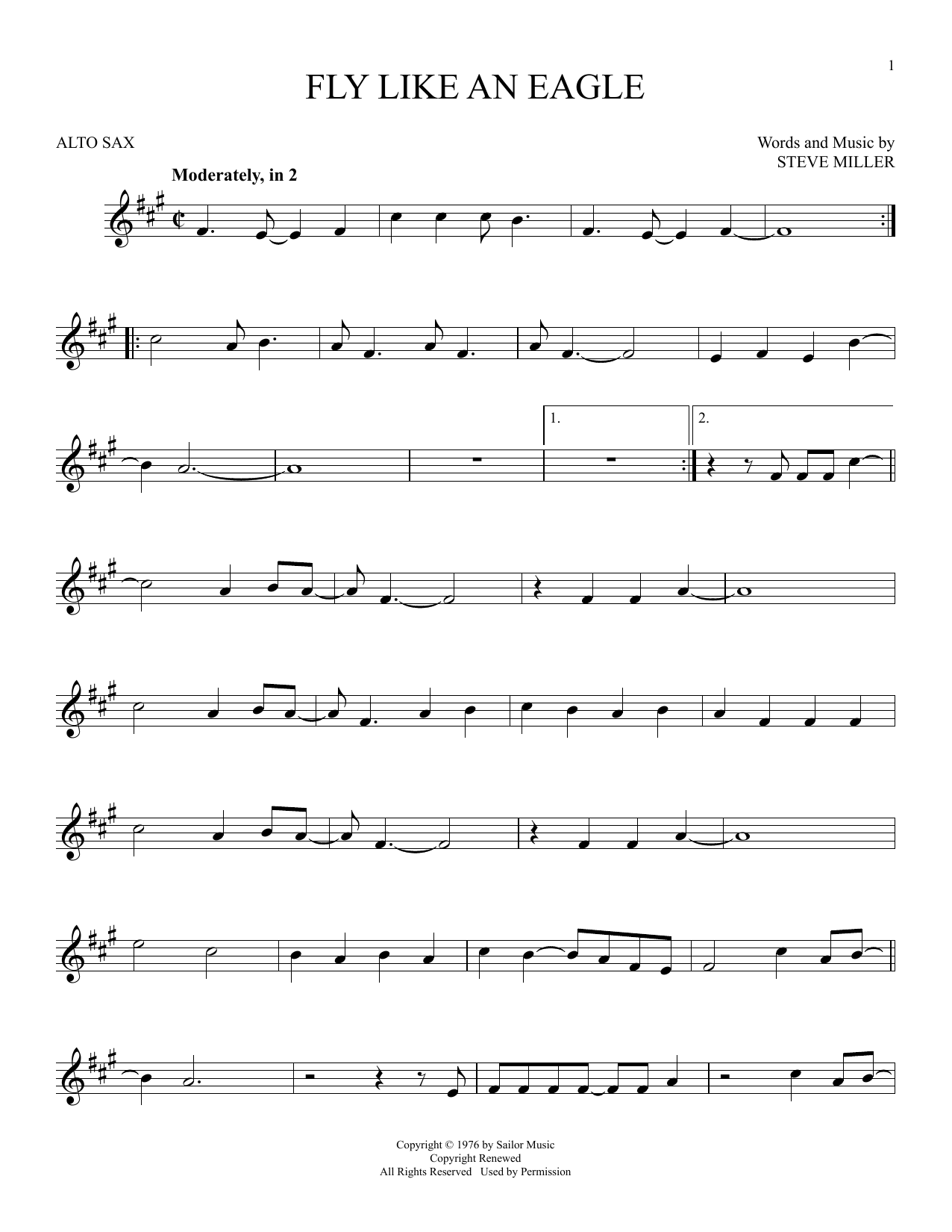 Product gallery: Page 1 of 1 Fly Like An Eagle, Steve Miller Band